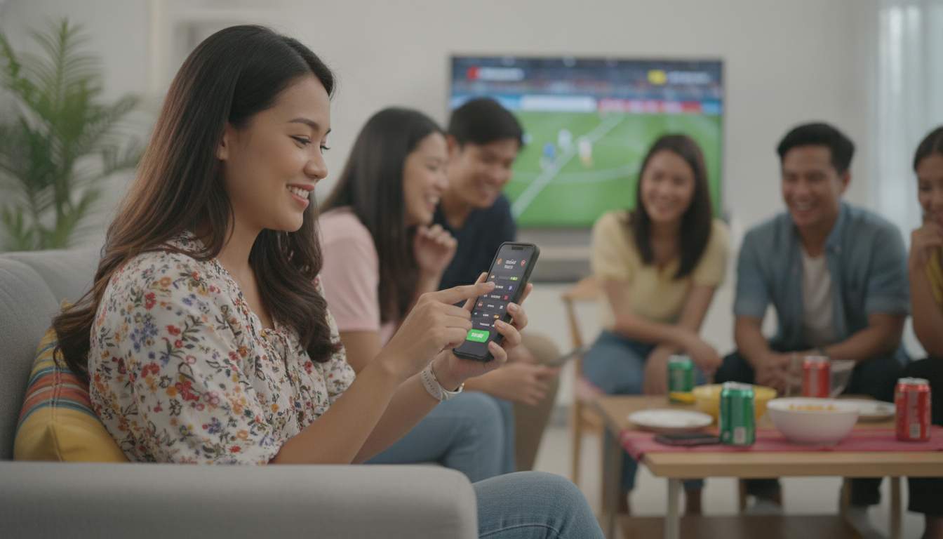 Betting Made Easy Philippine woman placing bets